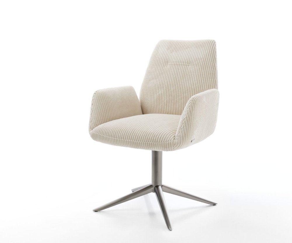 Otočná stolička Zoa-Flex Cord béžová Grafitová základňa 360° otočná