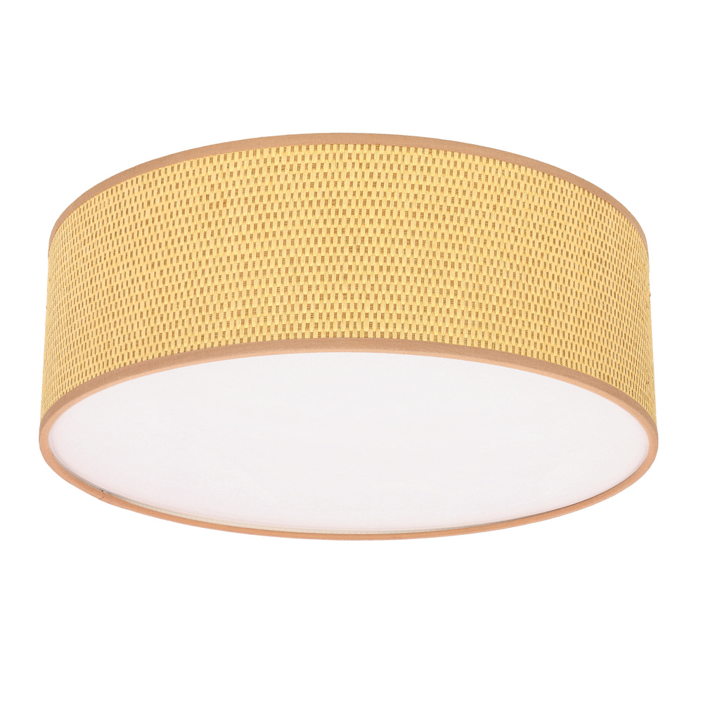 Stropná lampa SFONDO 2 38 cm biela 2x40W E27 frappé tienidlo