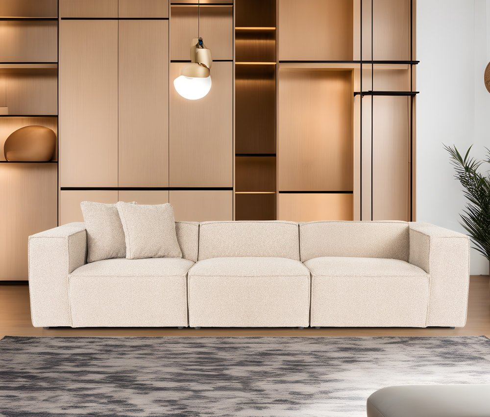 Trojmístná pohovka Lora 3 Seater - Peach (obrázek 5)