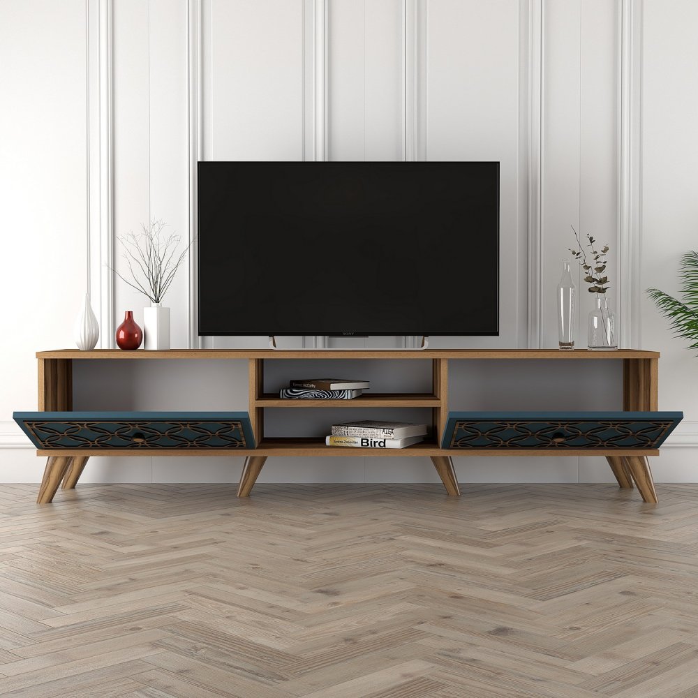 TV stolek Class - Walnut, Chalcedony (obrázek 4)