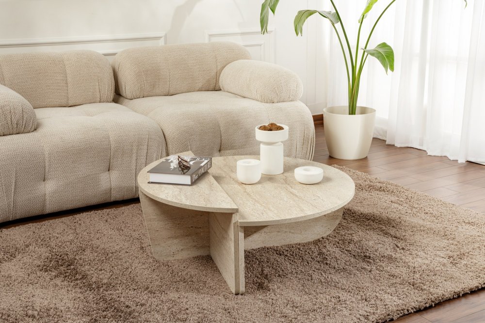 Konferenční stolek Orion - Travertine (obrázek 7)