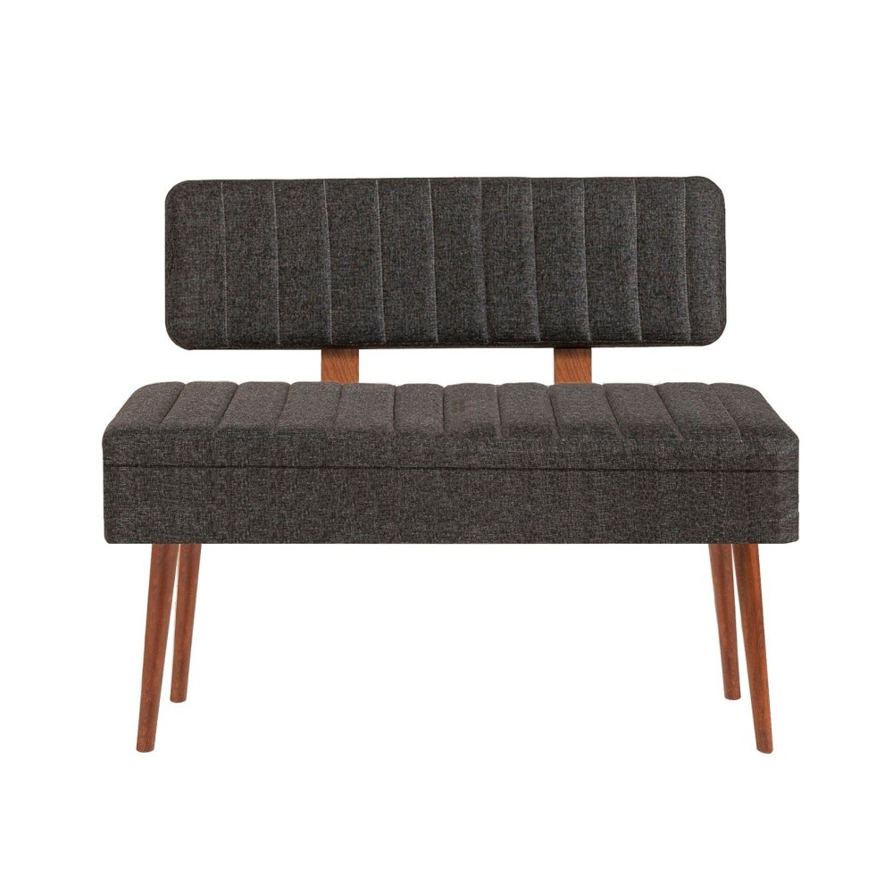 Jídelní set s rozkládacím stolem a židlemi (5 kusů) Vina 1053 - 4 - Anthracite, Walnut (obrázek 11)