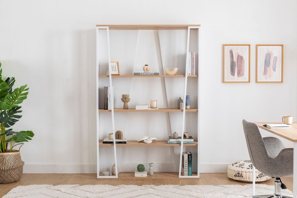 Knižnica Lissa Bookshelf - White