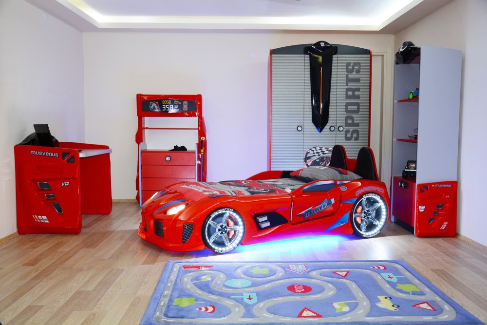 Car Bed Mnv3 - Red (obrázek 16)