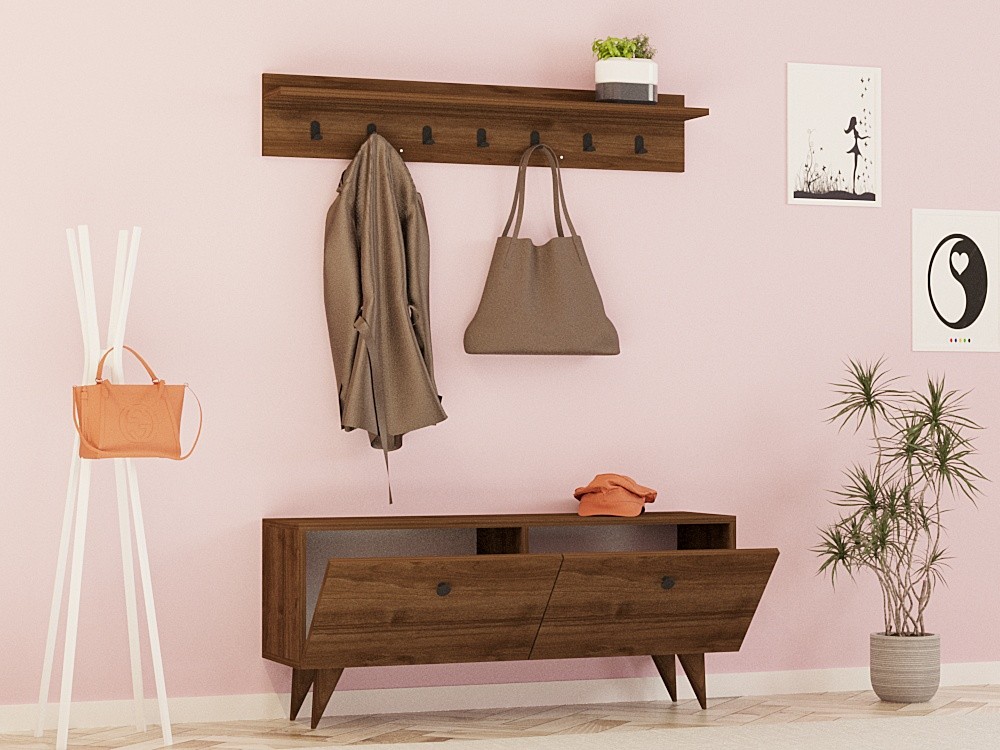 Předsíňová stěna Rupa - Walnut (obrázek 5)
