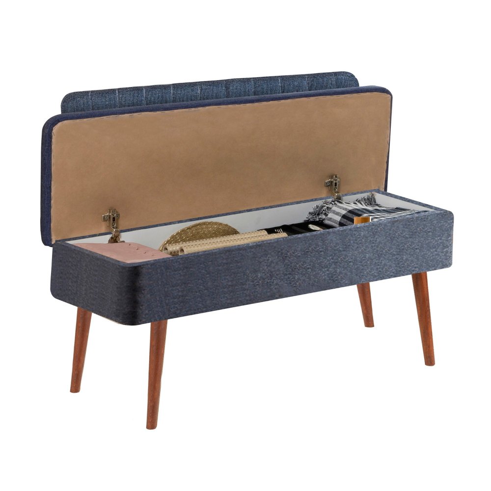 Bank Vina 1048 - 1 - Walnut, Dark Blue (obrázek 3)