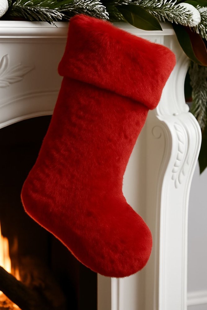 Christmas Stocking Pelush - Red (obrázek 4)
