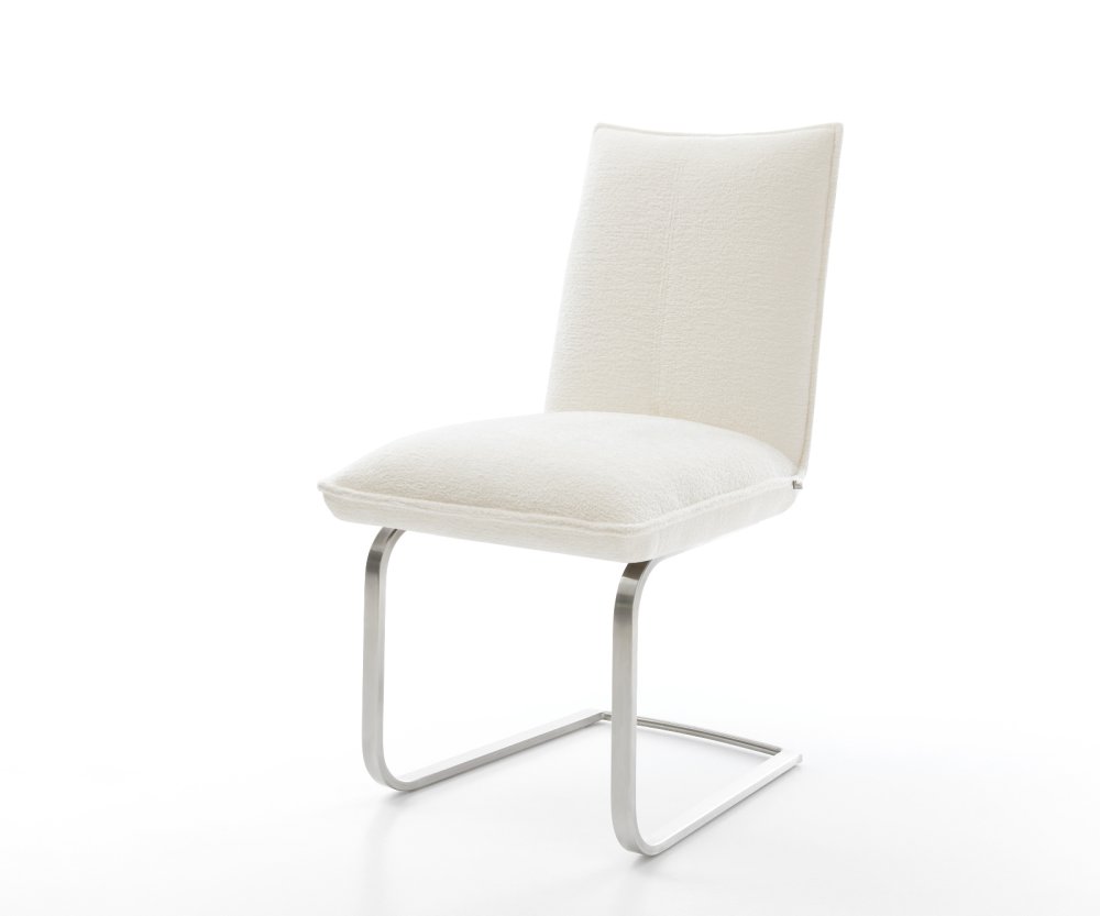 Konzolová jedálenská stolička Lelio-Flex bouclé mäkký béžová konzolová