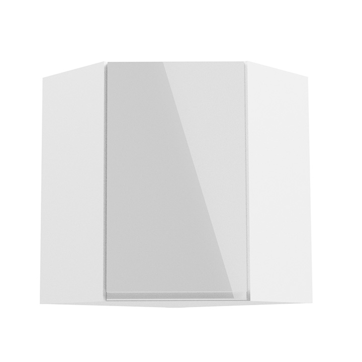 E-shop Horní rohová skříňka AURORA G60N Bílá,Horní rohová skříňka AURORA G60N Bílá