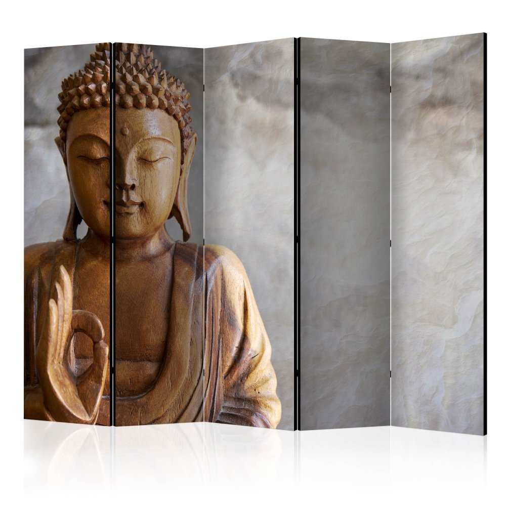 Paraván Buddha Dekorhome 225x172 cm (5-dílný),Paraván Buddha Dekorhome 225x172 cm (5-dílný)