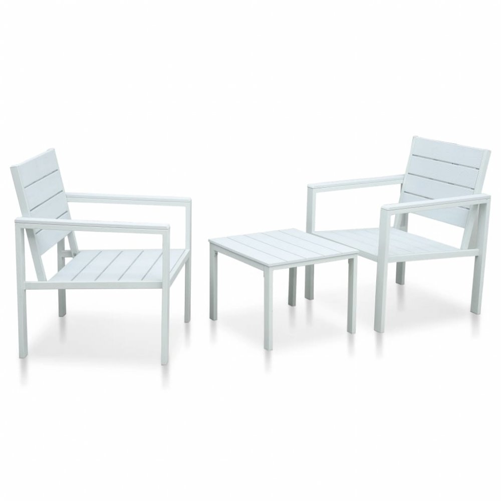 Záhradný bistro set 3 ks plast Dekorhome