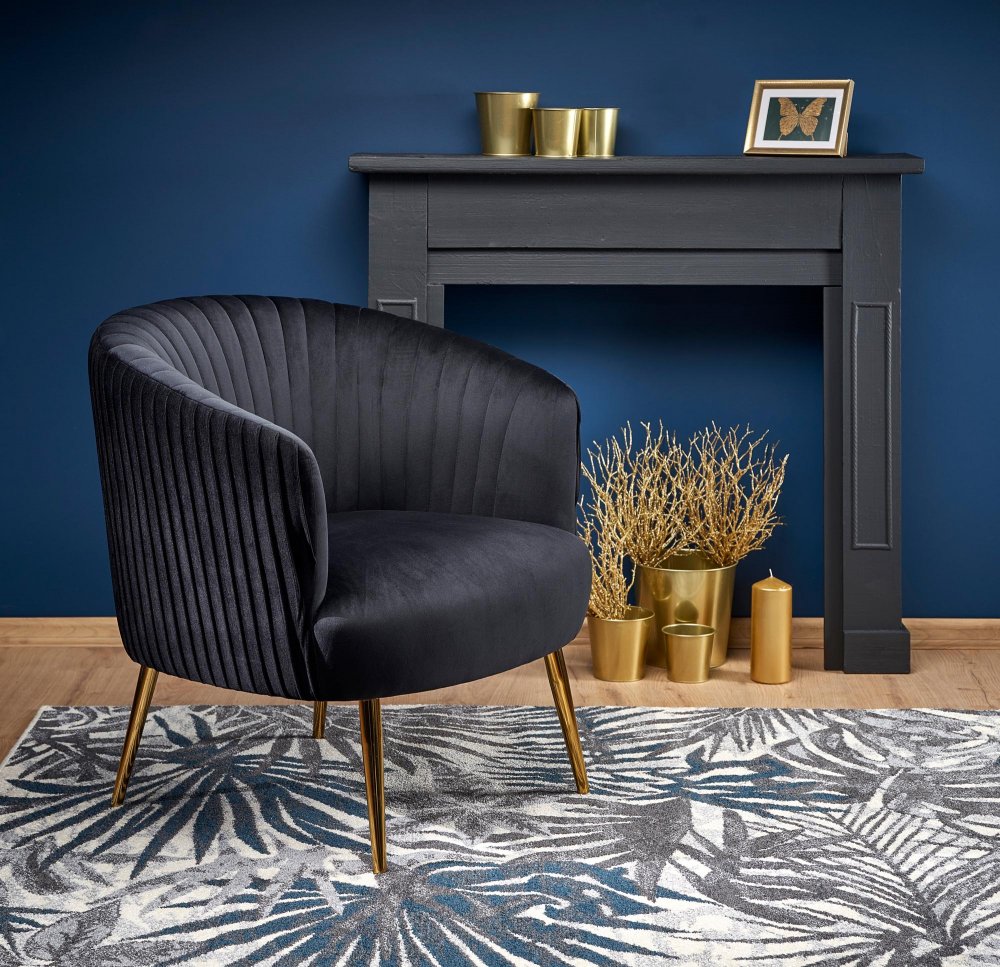 Křeslo CROWN Halmar Černá