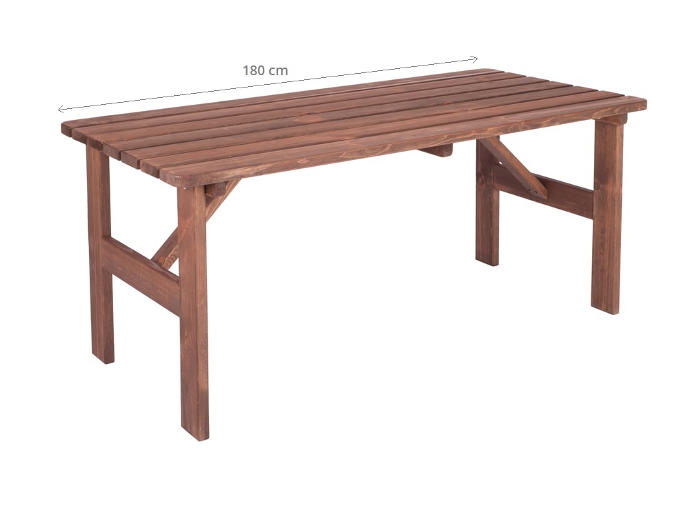 Levně Zahradní stůl MIRIAM Rojaplast 180x70x68 cm