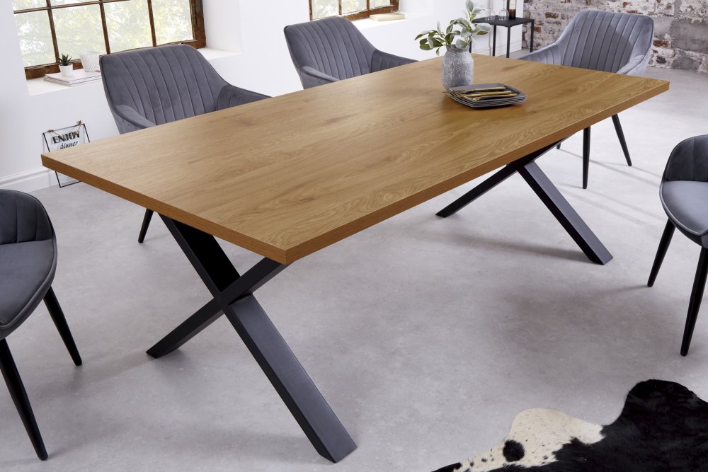 Jedálenský stôl LADON X Dekorhome 180x90x76 cm