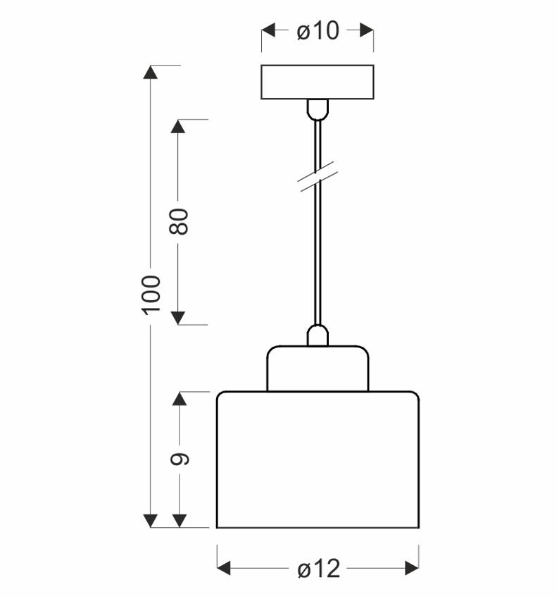 Obrázok Závesná lampa WAMA 1xE27 Candellux