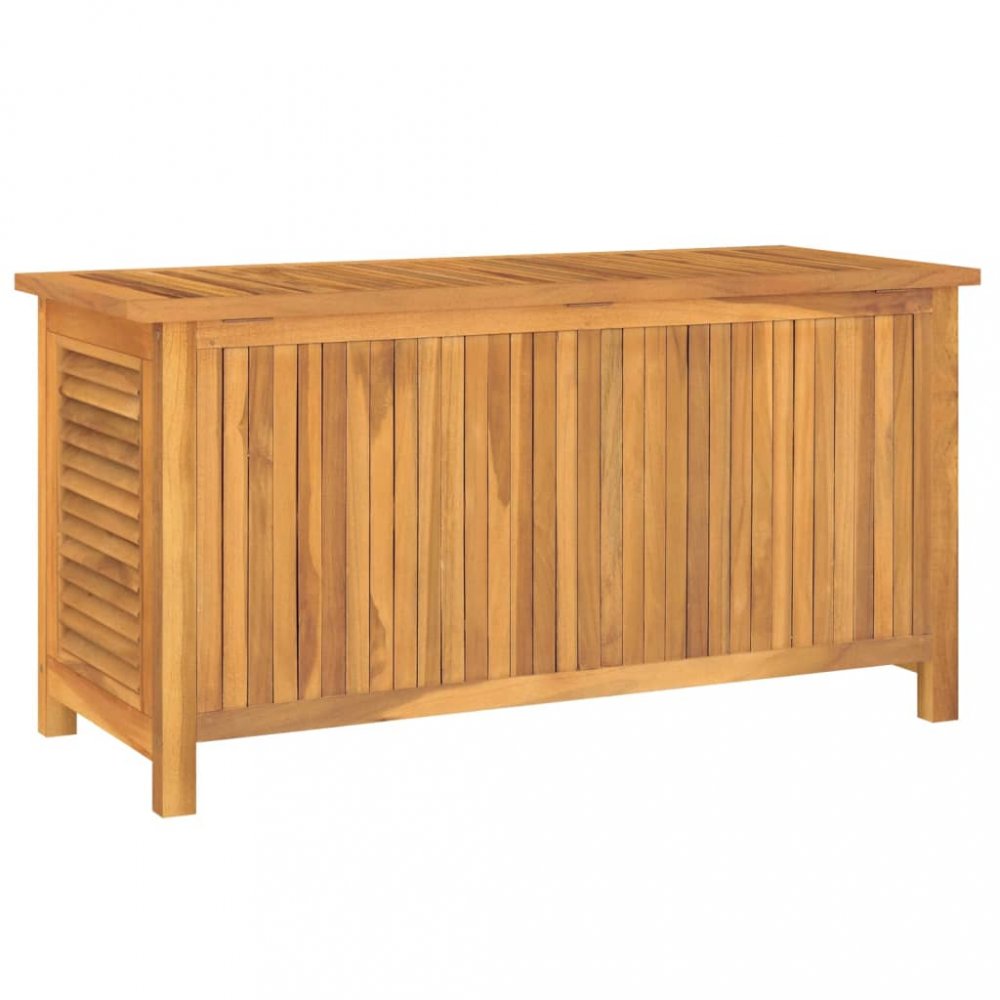 Zahradní úložný box s vložkou 114 x 50 x 58 cm masivní teak