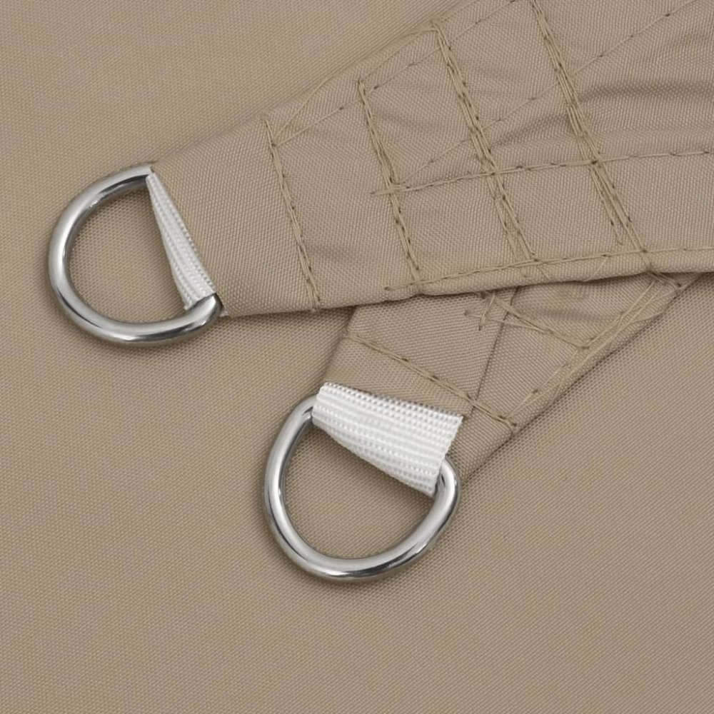 Stínící plachta obdélníková 5 x 6 m oxfordská látka Dekorhome Šedohnědá taupe Obrázek