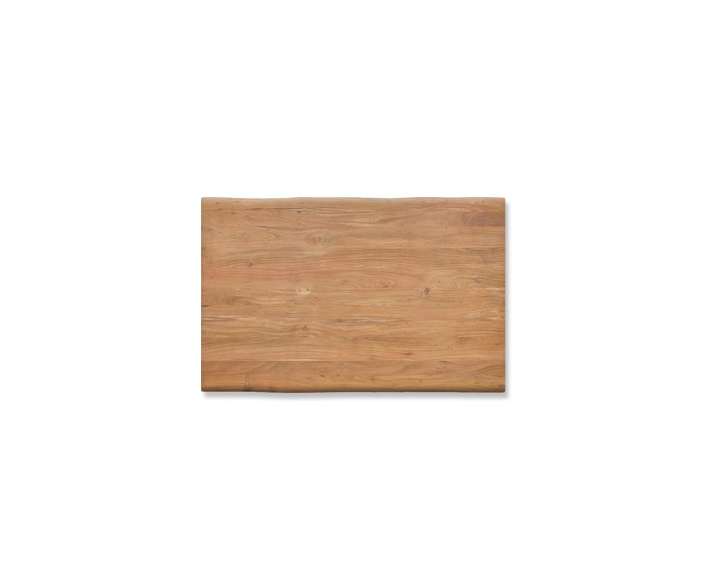 Jídelní stůl Edge 140x90 cm přírodní akácie kov černá Obrázek