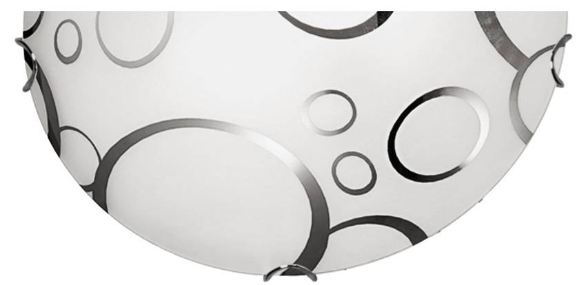 Sklenená stropná nástenná lampa E27 Doka