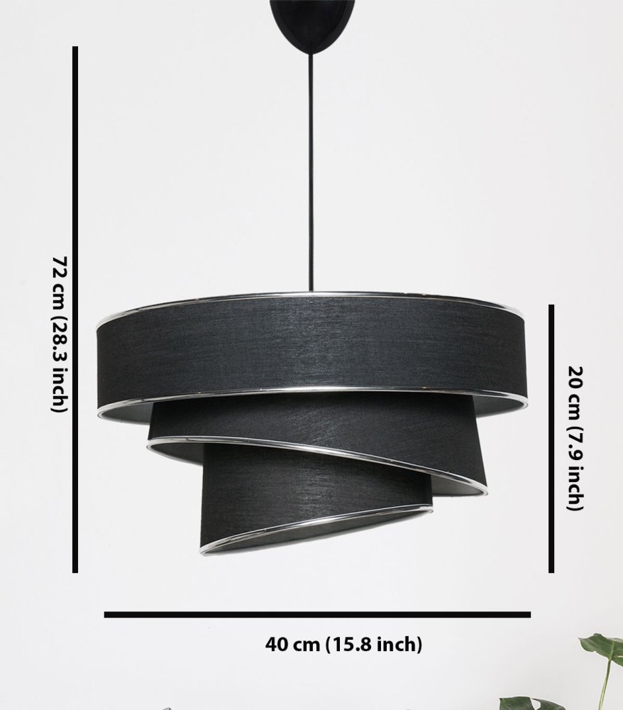 Lustr Couper - Black, Silver (obrázek 3)