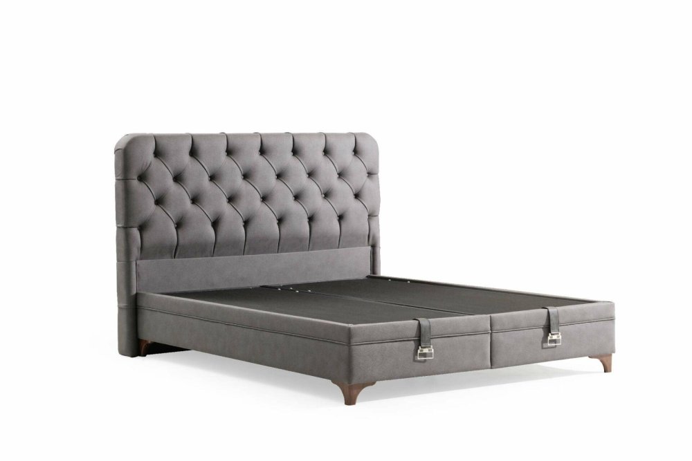 Rám manželskej postele s čelom Samira 150 x 200 - Grey