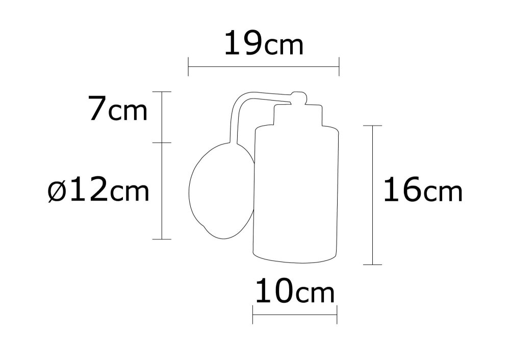 Nástěnná lampa Balcova - N-340 (obrázek 6)