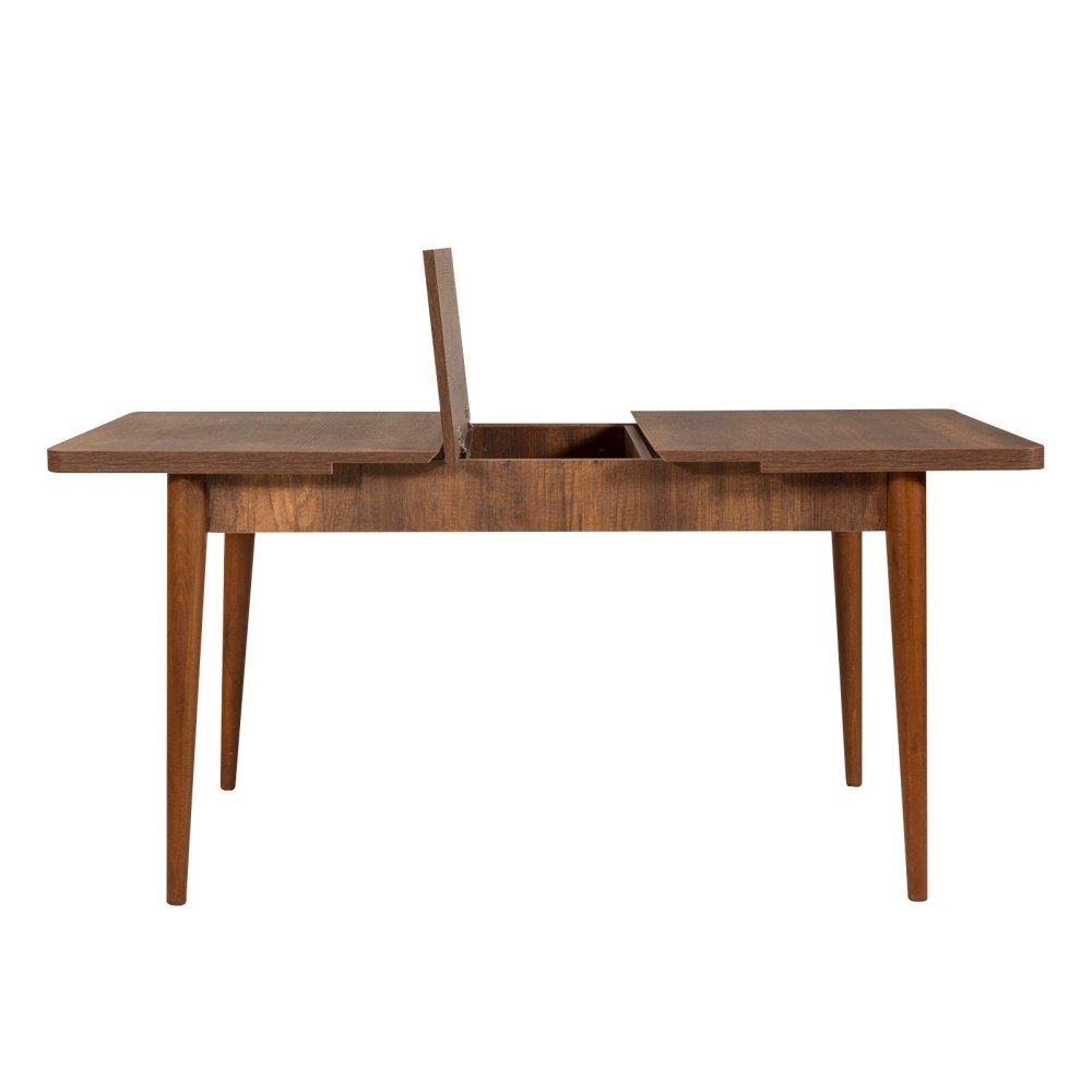 Jídelní set s rozkládacím stolem a židlemi (5 kusů) Vina 1053 - 4 - Anthracite, Walnut (obrázek 15)