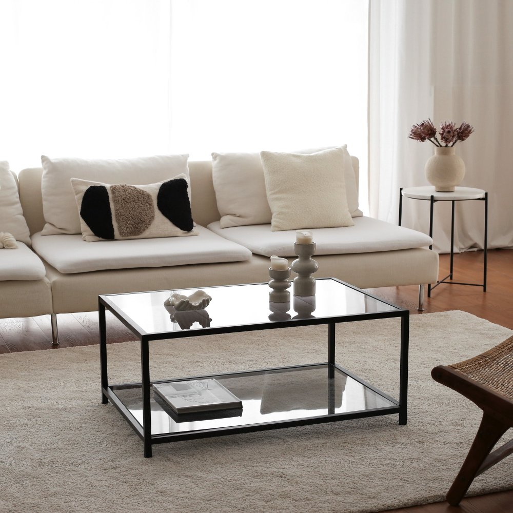 Konferenčný stolík Astro sehpa / füme temperli cam S400F