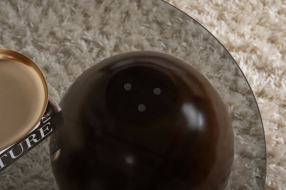 Konferenční stolek Sphere - Walnut, Grey (obrázek 5)