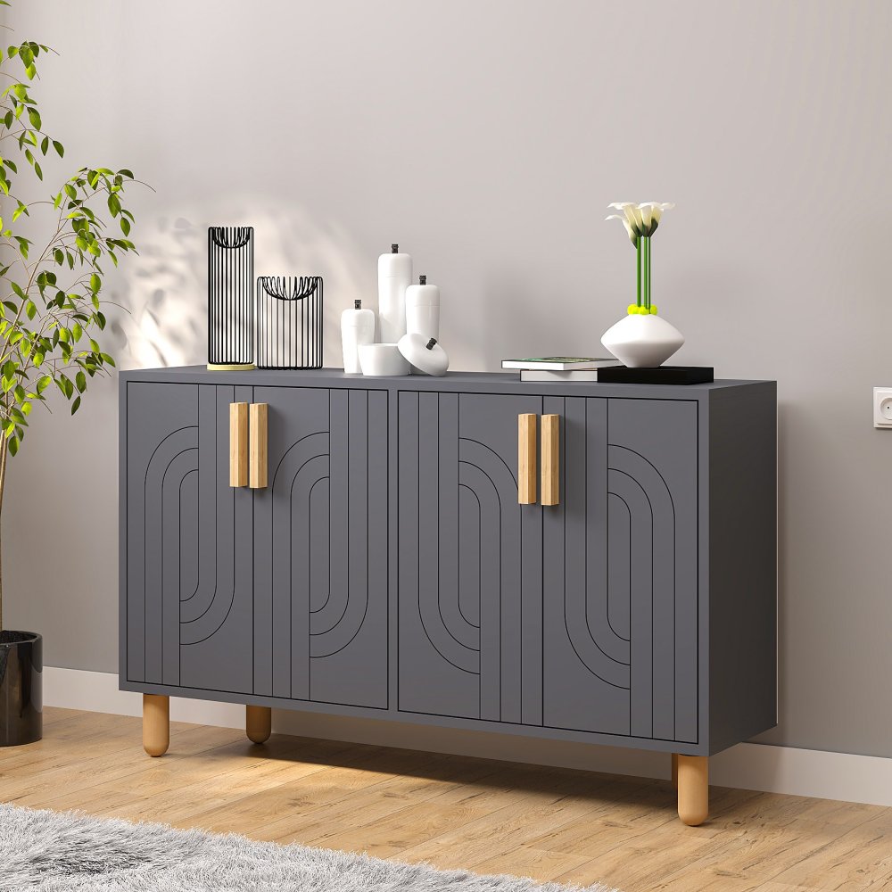 Konzolový stolík Rodney - Anthracite