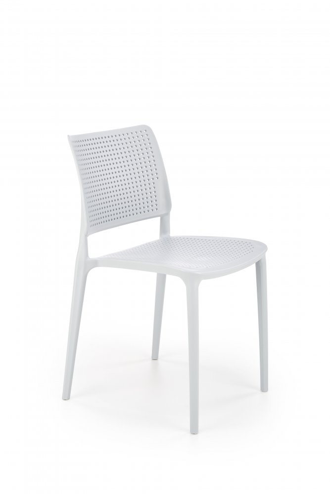 Stohovatelná jídelní židle K514 Halmar Světle modrá