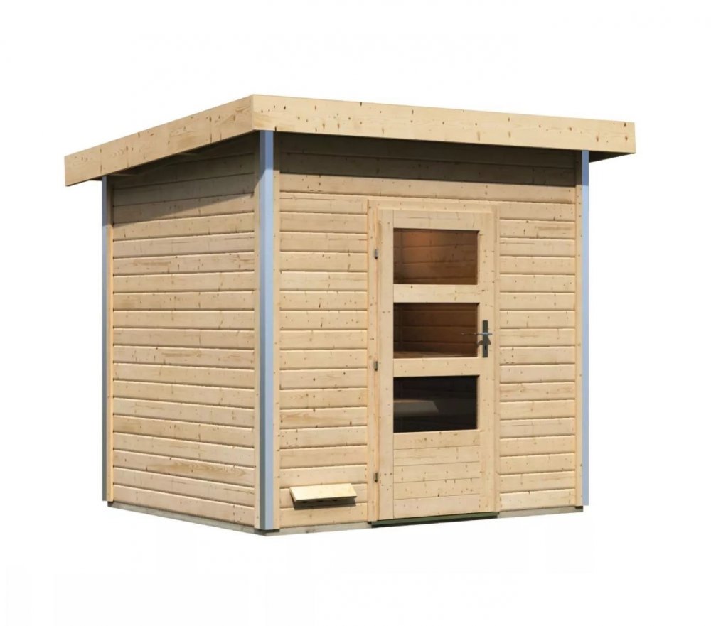 Vonkajšia fínska sauna NORGE Lanitplast Prírodné drevo