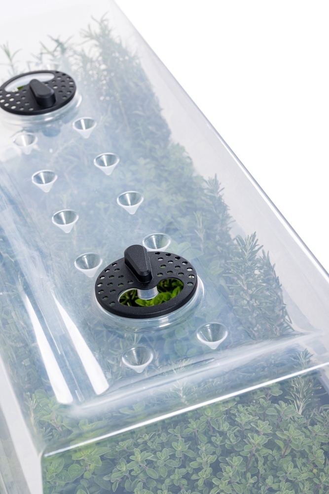 Vyvýšený květináč NIAGARA Rojaplast Světle šedá Obrázek