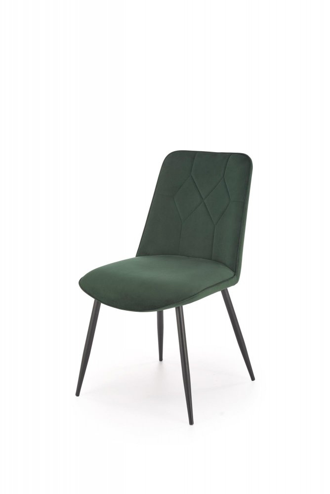 Jedálenská stolička K539 Halmar Tmavo zelená