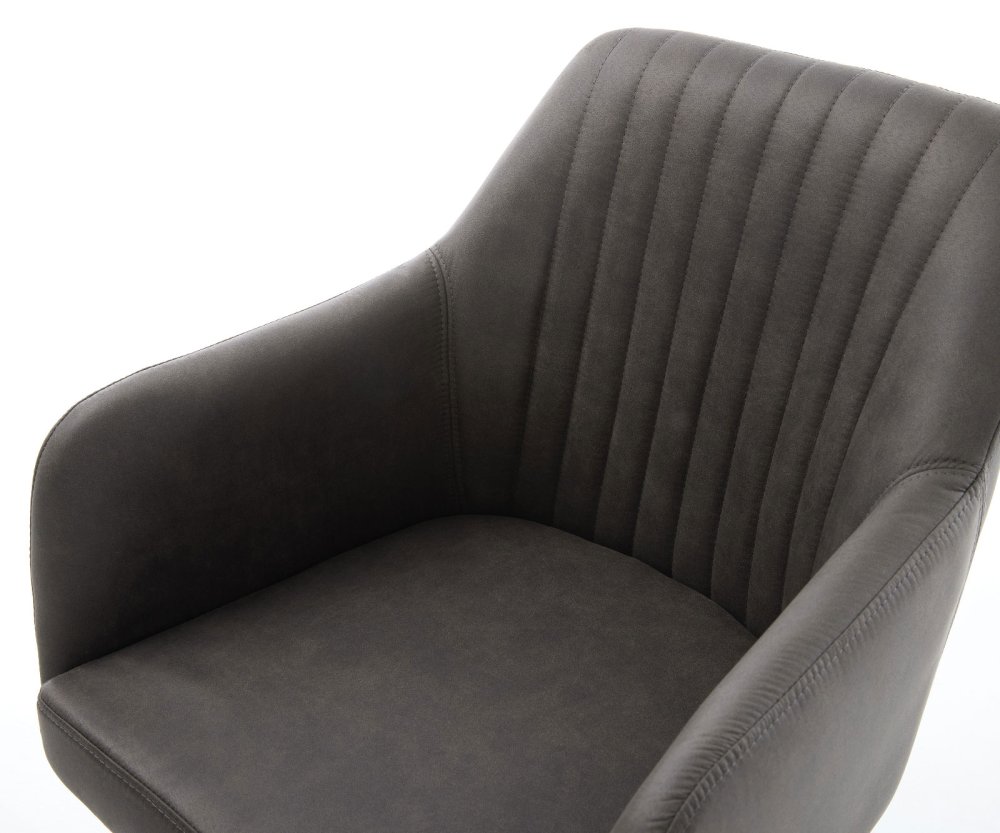 Jídelní židle Greg-Flex antracitová vintage křížová podnož Obrázek