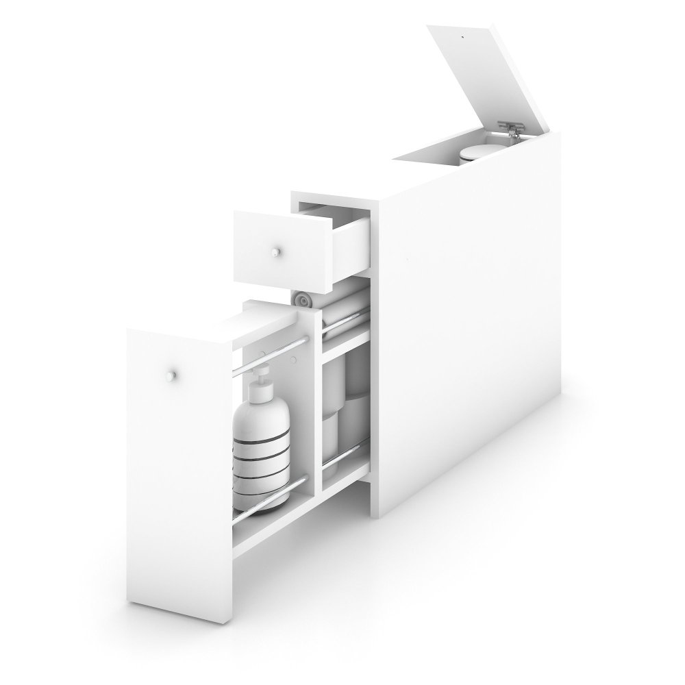 Koupelnová skříňka Smart - White (obrázek 4)