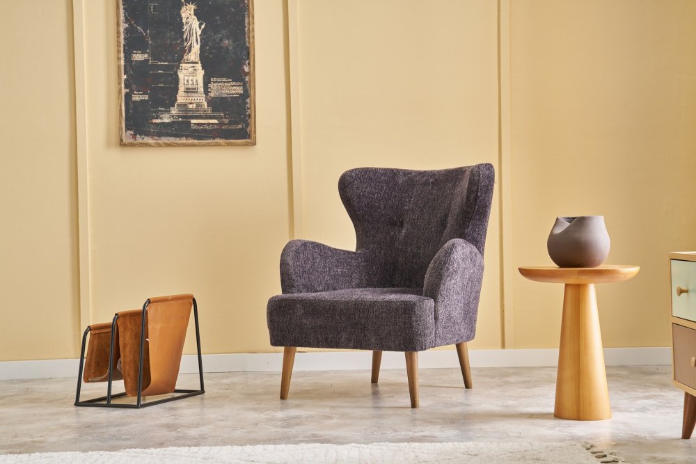 Kreslo ušiak Karina Prestij - Anthracite