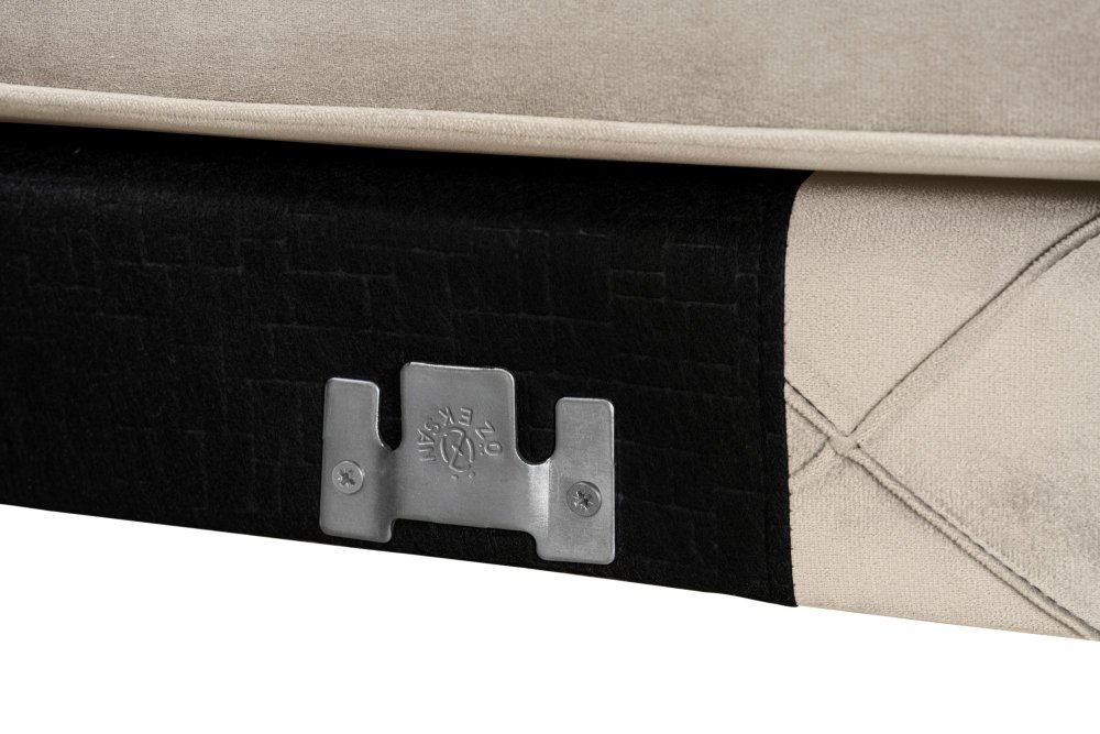 Rohová sedací souprava Como Eco Right - Beige, Black (obrázek 4)