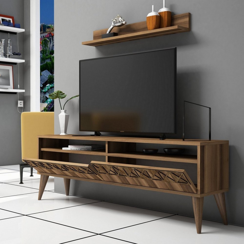 Living Room Furniture Set Line - Walnut