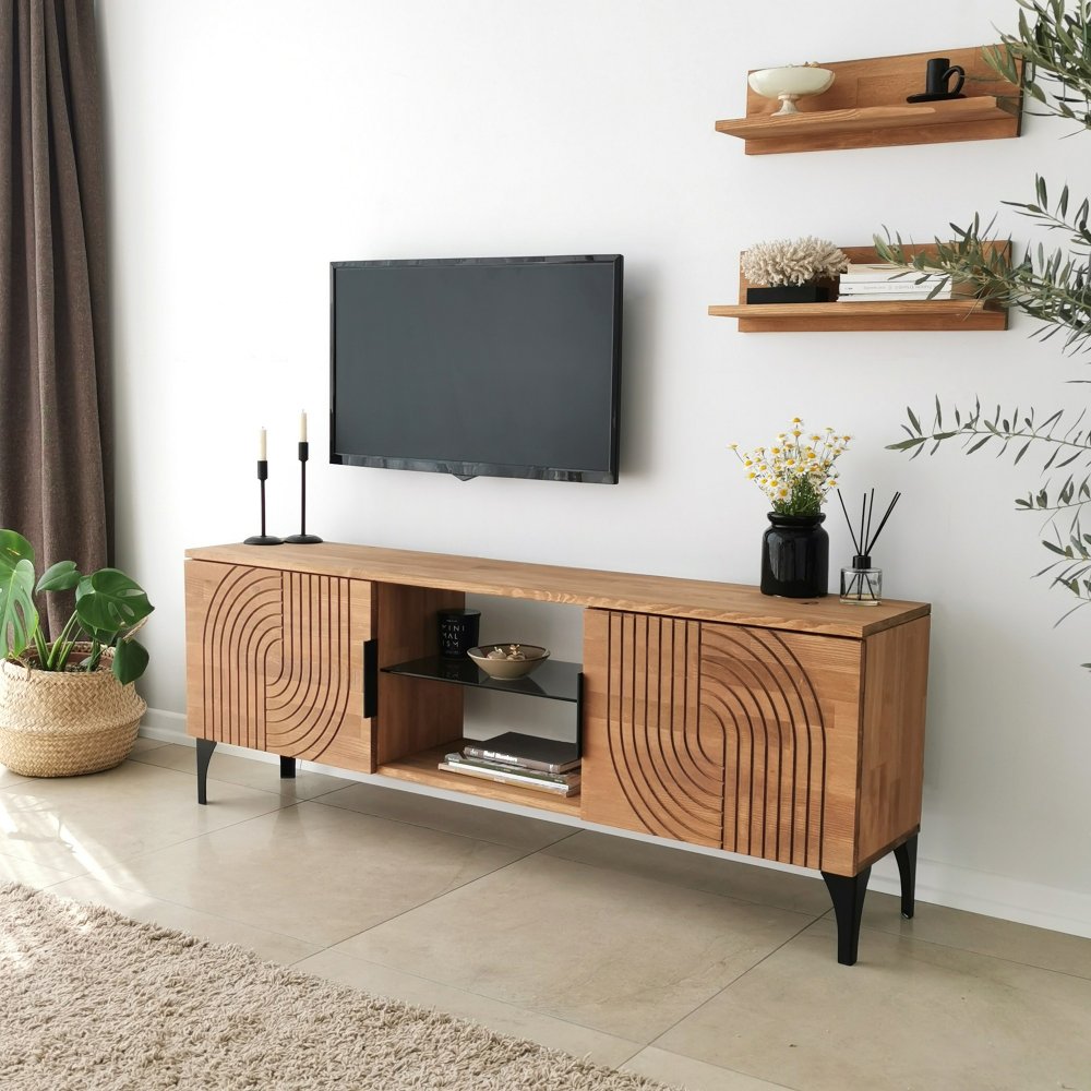TV stěna / Sestava pod TV Lidya - Oak (obrázek 5)