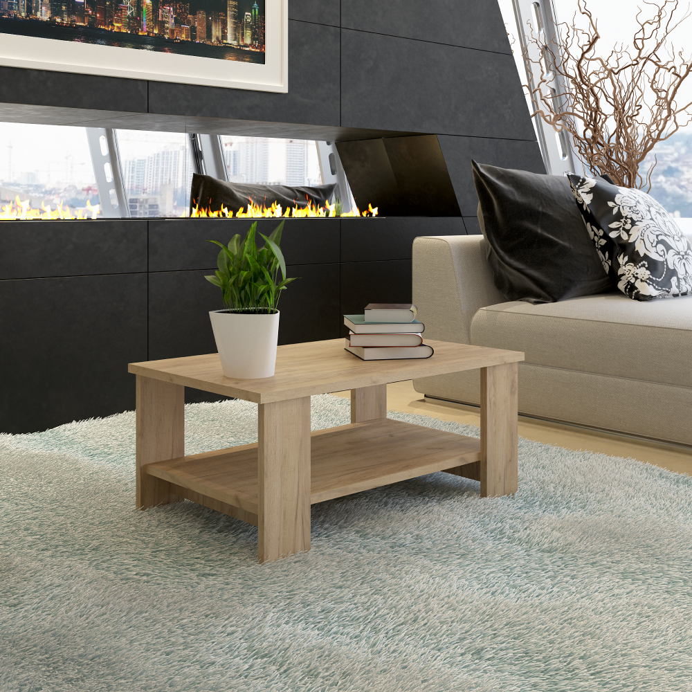 Konferenční stolek BERNARDO Tempo Kondela Bílá Obrázek