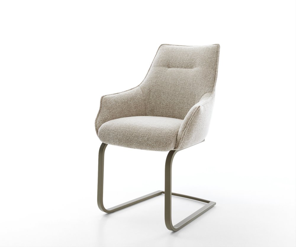 Konzolová jedálenská stolička Alja-Flex s opierkami tkanina mäkká