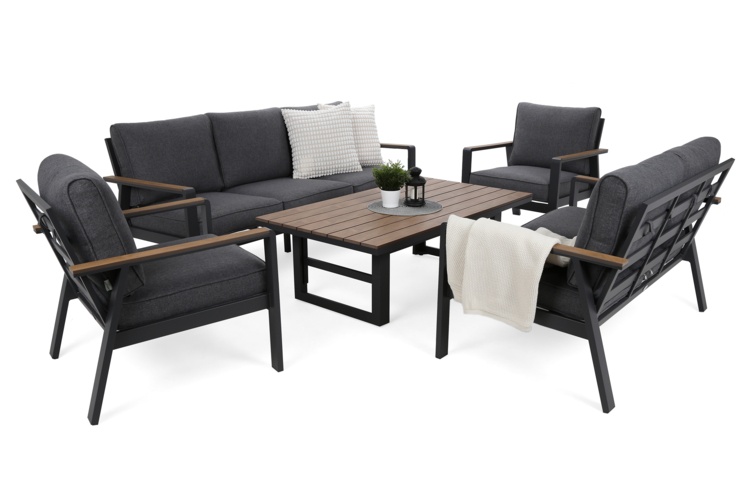 Záhradná sedacia súprava 5 ks