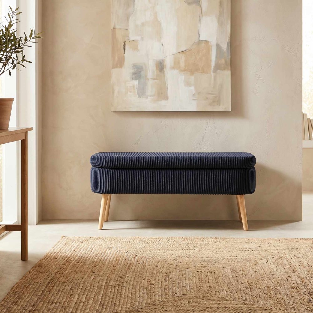Lavice s úložným prostorem OSLO LINEN (obrázek 8)