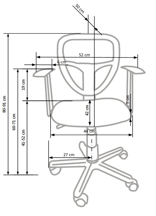 Dětská židle SPIKER Halmar Obrázek