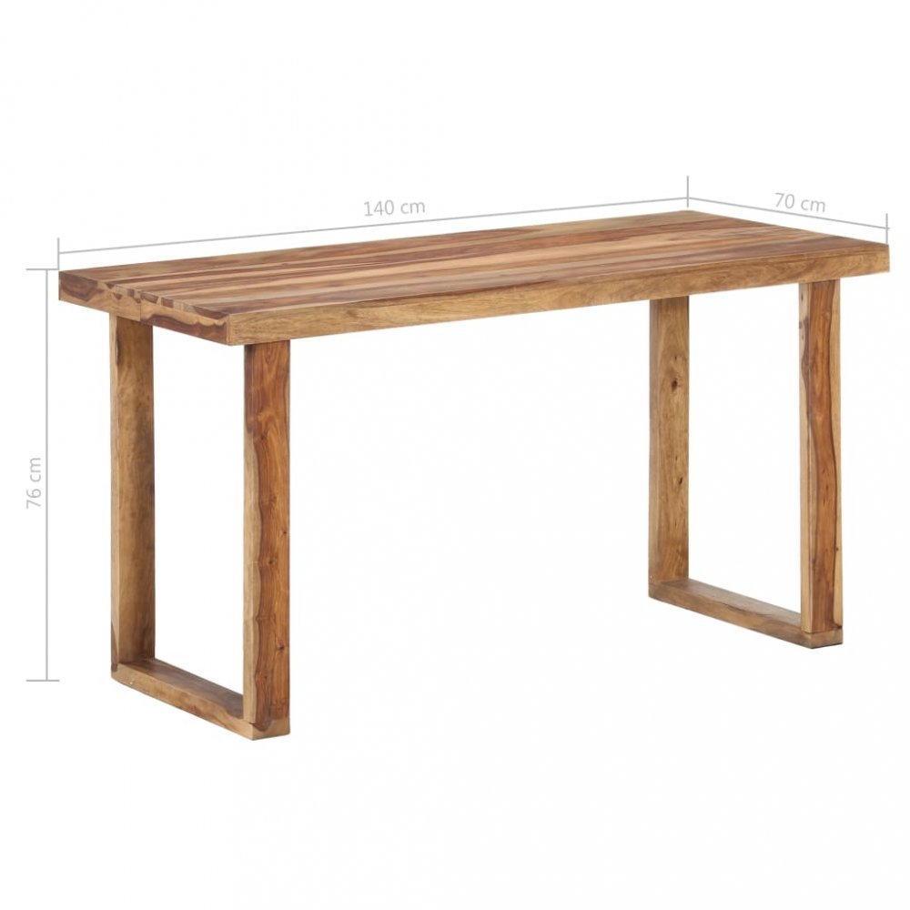 E-shop Jídelní stůl masivní dřevo  140x70x76 cm,Jídelní stůl masivní dřevo  140x70x76 cm