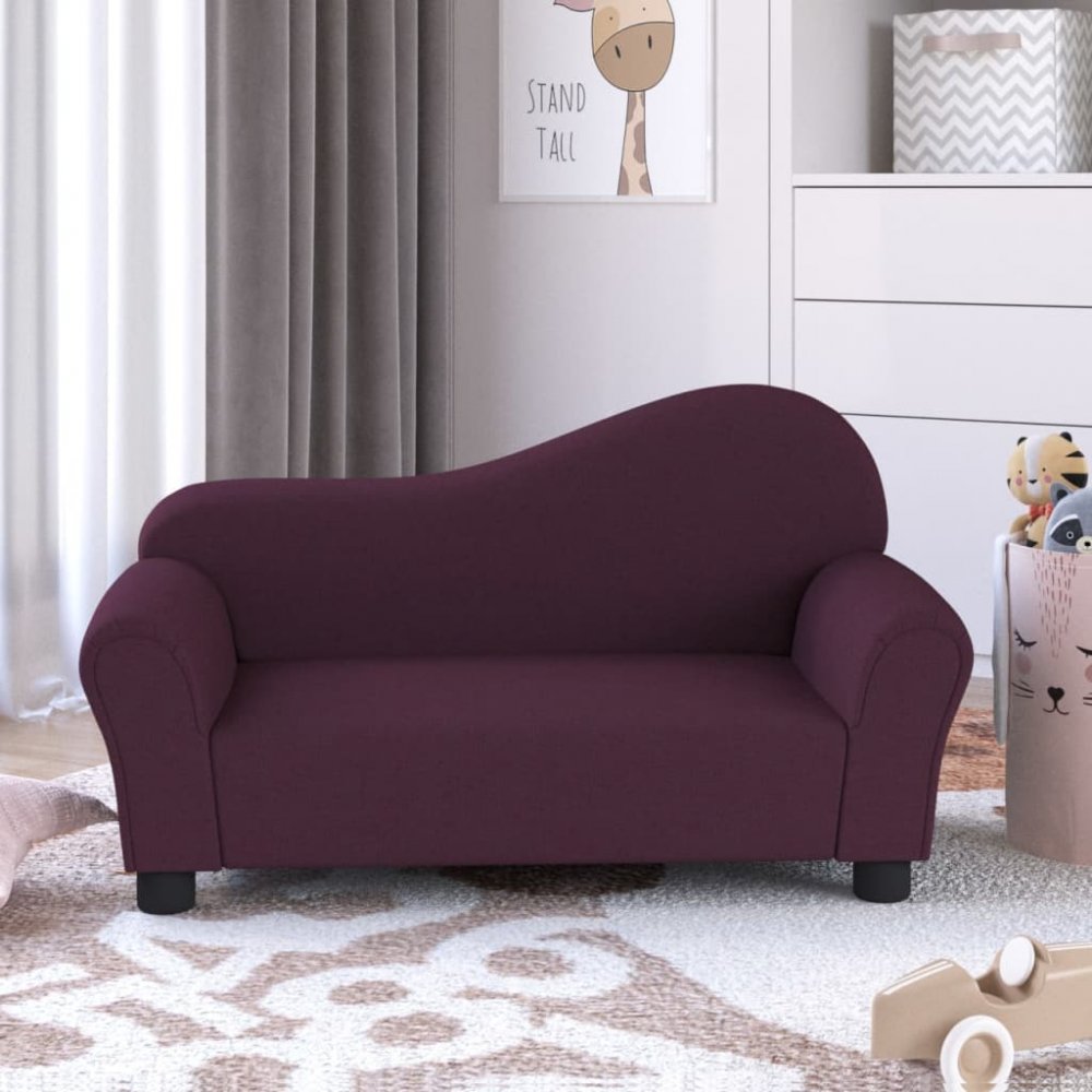 Dětská pohovka textil Dekorhome Fialová