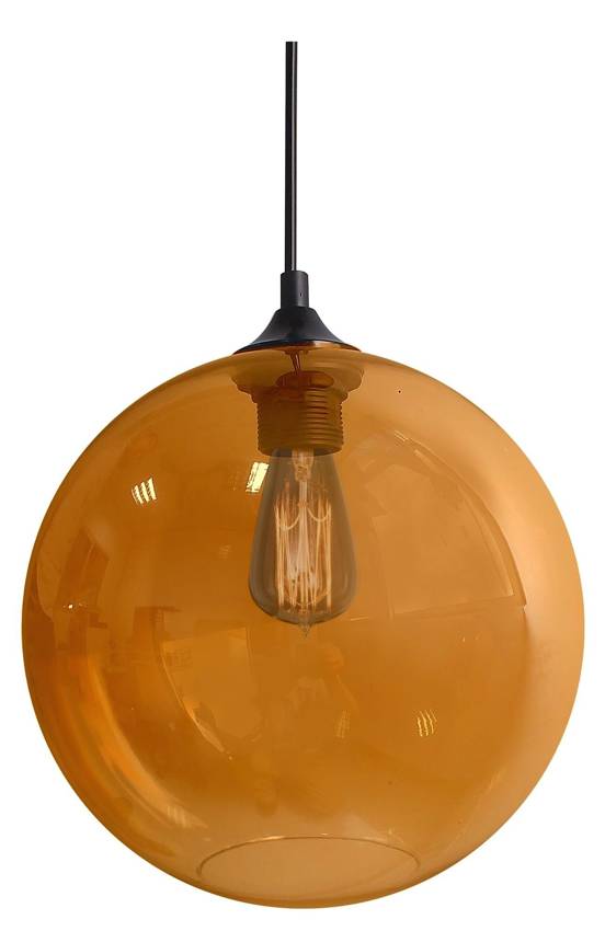 Závěsná lampa EDISON Oranžová,Závěsná lampa EDISON Oranžová