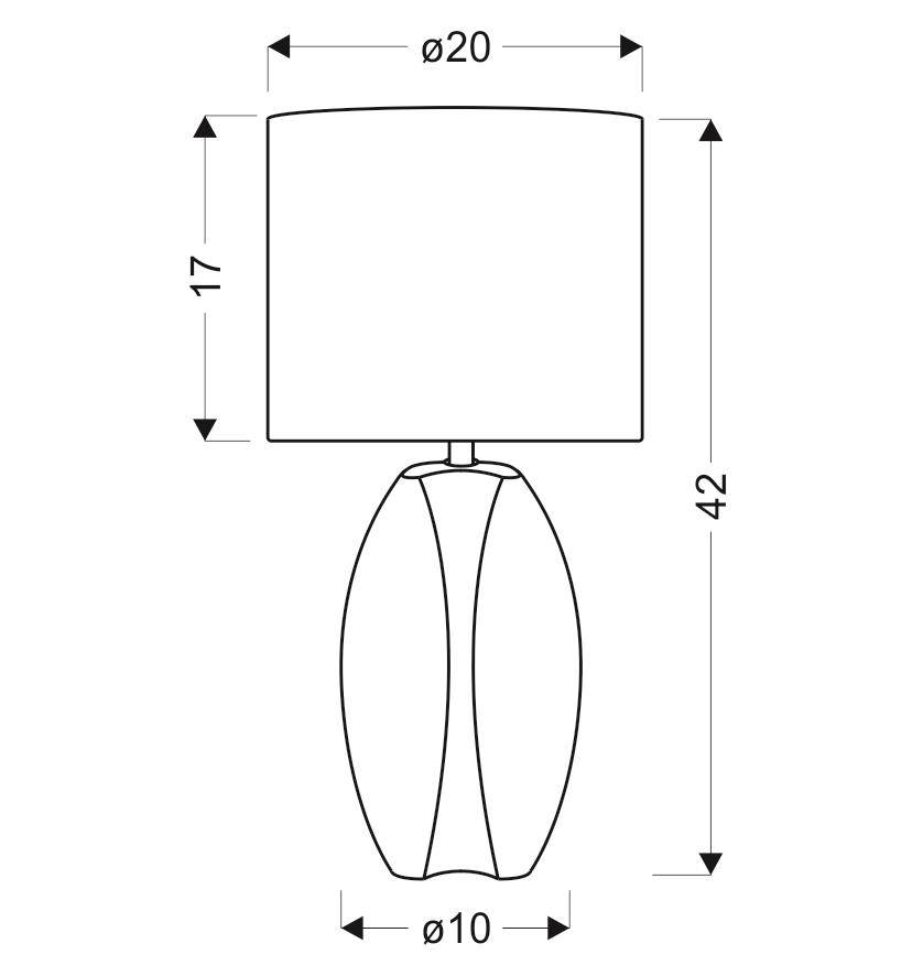 Stolní lampa PALMA Candellux Obrázek