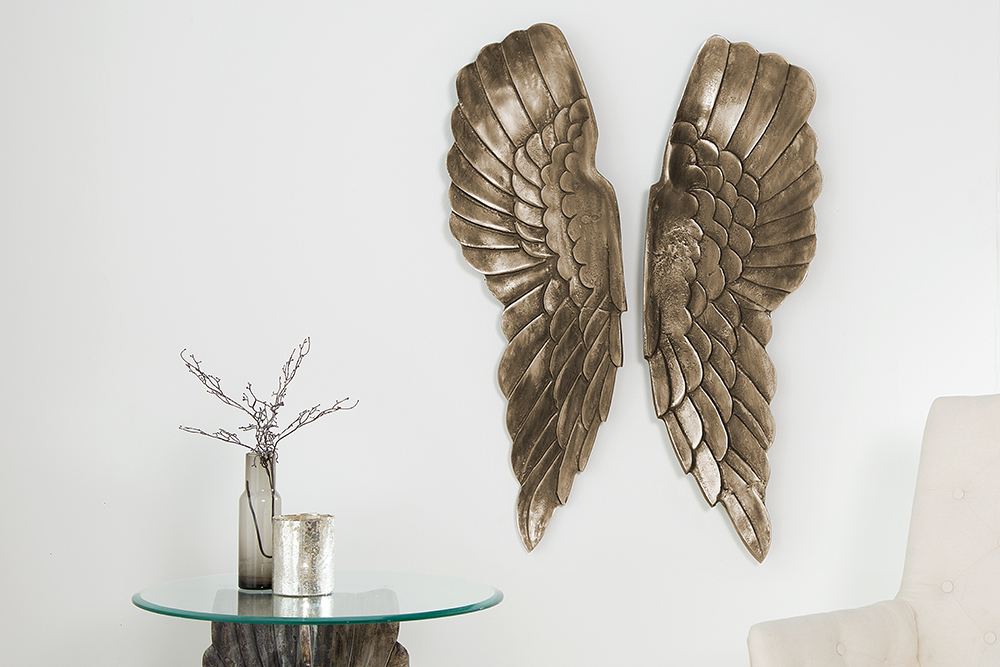 Nástěnná dekorace křídla AIMOS Dekorhome,Nástěnná dekorace křídla AIMOS Dekorhome
